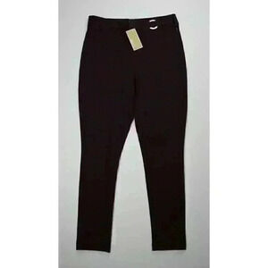 NEW! MICHAEL Michael Kors Women's M Logo Slim Ankle Pants NWT $110